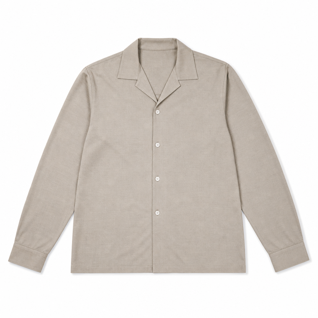 The Cassis Linen Long-Sleeve Shirt