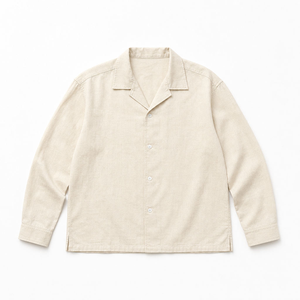 The Laurent Linen Long-Sleeve Shirt