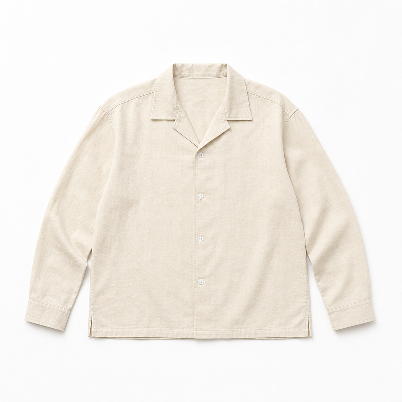 The Laurent Linen Long-Sleeve Shirt