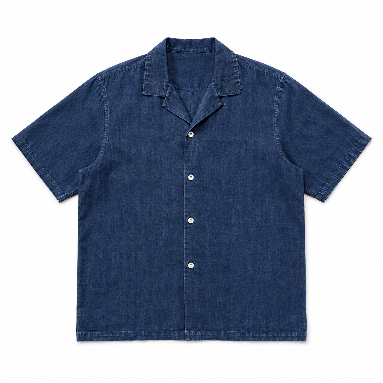 The Marais Cuban Collar Shirt - flat lay