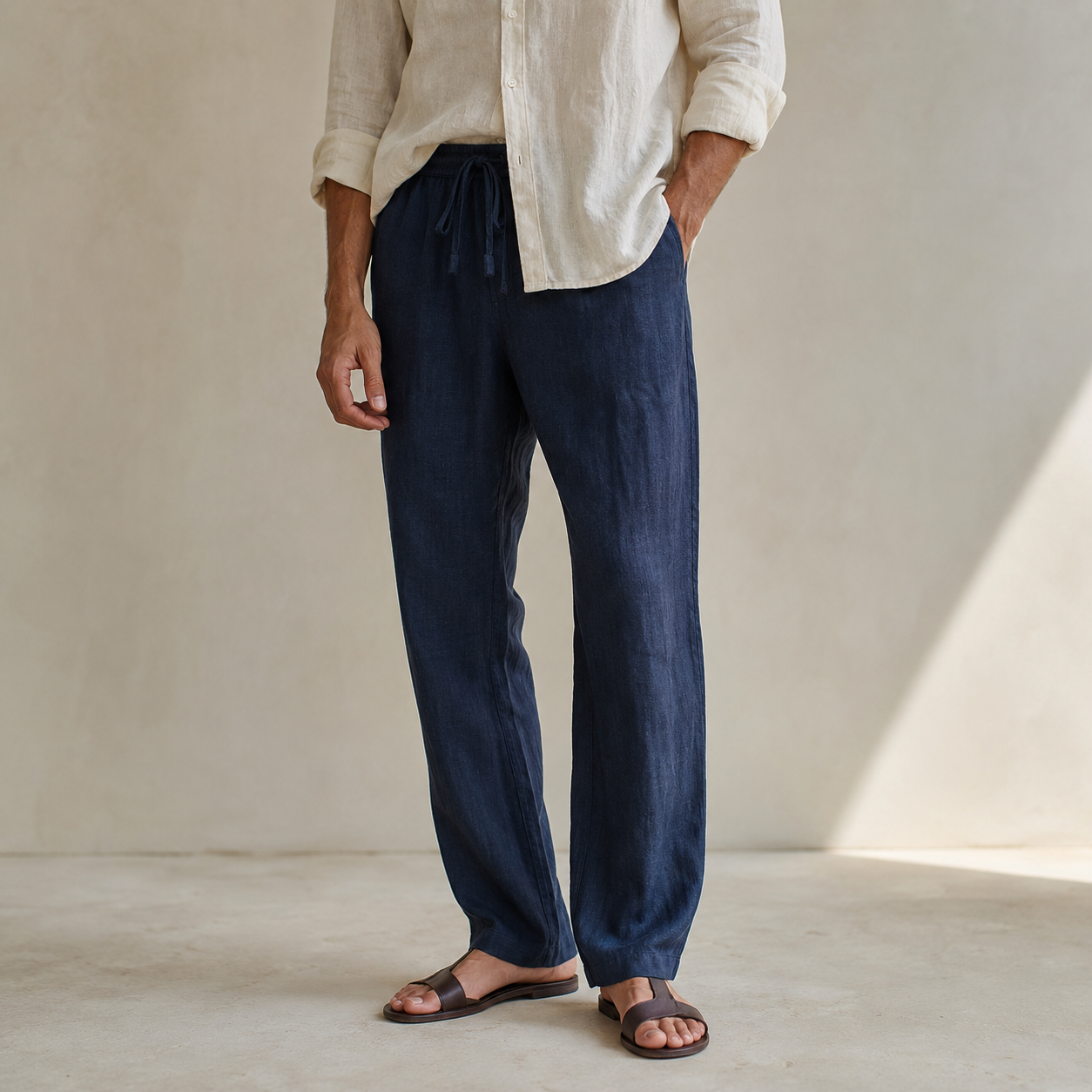 The Marais Linen Trousers - lifestyle